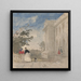 Figuras en una terraza - Alfred Elmore — cuadro enmarcado en la pared
