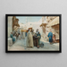 A Difficult Market - Filippo Bartolini — framed artwork on a wall