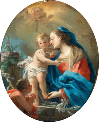 Filippo Falciatore - Madonna and Child with the Infant Saint John the Baptist.webp