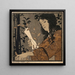 Girl reading - Koloman Moser — framed artwork on a wall