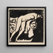 de niña desnuda - Ernst Ludwig Kirchner — cuadro enmarcado en la pared