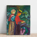 Reproducción del cuadro Filles arrosant des fleurs (The Linde Frieze) - Edvard Munch