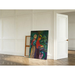 Filles arrosant des fleurs The Linde Frieze - Edvard Munch | Reproduction Tableau Décoration murale affiche copie