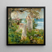 Greek girls on the shore - Joaquín Sorolla — framed artwork on a wall