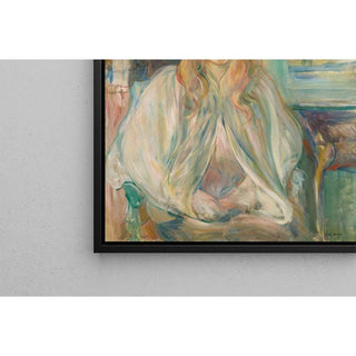 Fillette au Chapeau de Paille - Berthe Morisot | Reproduction Tableau Décoration murale affiche copie