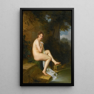 Firmin Massot - A Nude At Her Bath.webp