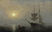 Ship in the fog, Gloucester port - Fitz Henry Lane — artwork view
