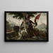Allegory of Spain with Juno and Mars - Flemish painter — framed artwork on a wall