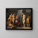 Zeuxis peignant Hélène - Flemish School — framed artwork on a wall