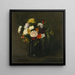 Flores - Henri Fantin-Latour — cuadro enmarcado en la pared