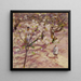 Flores en Giverny - Theodore Robinson — cuadro enmarcado en la pared