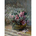 Reproduction of the painting Flowers in a Pot (Roses and Fog) - Claude Monet
