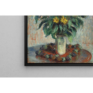 Fleurs de topinambour - Claude Monet | Reproduction Tableau Décoration murale affiche copie