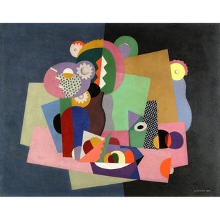 Fleurs et fruits - Georges Valmier | Reproduction Tableau Décoration murale affiche copie