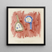 Flores estufas I - Paul Klee — cuadro enmarcado en la pared