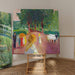 Reproducción del cuadro Coqueteo en el parque - Edvard Munch