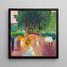Coqueto en el Parque - Edvard Munch — cuadro enmarcado en la pared