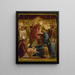 Consecration of the Holy Chapel of St. Louis offers the crown of thorns - Félix-Joseph Barrias — framed artwork on a wall