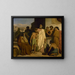 L'onction de David par Samuel - Félix-Joseph Barrias — framed artwork on a wall