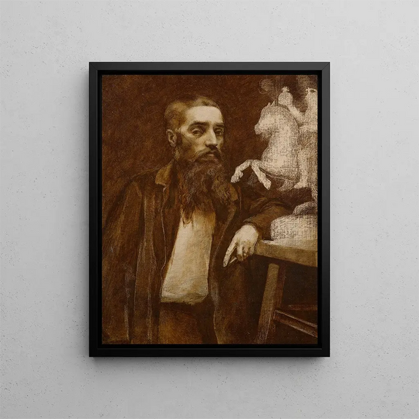 Flix Bracquemond - Portrait of sculptor Armand Le Vel.webp