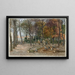 Place de Montrouge, square de la Mairie - Félix Brard — framed artwork on a wall