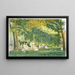 Square de la Mairie, XIVth arrondissement, Paris - Félix Brard — framed artwork on a wall
