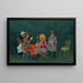 niñas en el Bosque de Boulogne o El Jardín - Félix Vallotton — cuadro enmarcado en la pared