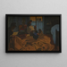La blanchisseuse, habitación azul - Félix Vallotton — cuadro enmarcado en la pared
