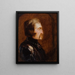 Autorretrato en armadura - Félix Ziem — cuadro enmarcado en la pared