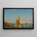 Bateaux - Félix Ziem — cuadro enmarcado en la pared