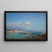 Constantinopla desde el mar de Mármara - Félix Ziem — cuadro enmarcado en la pared