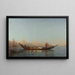 Constantinople the sultana's caique - Félix Ziem — framed artwork on a wall