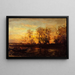 Atardecer - Félix Ziem — cuadro enmarcado en la pared