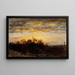 Atardecer (Conflicto de casos) - Félix Ziem — cuadro enmarcado en la pared