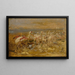 Flamants - Félix Ziem — cuadro enmarcado en la pared