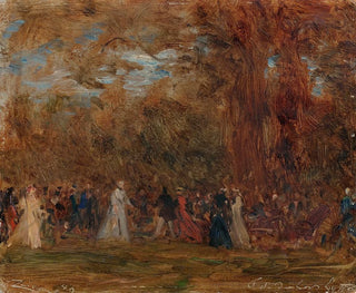 Fiesta de la embajada de Inglaterra en París - Félix Ziem — vista de la obra