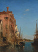 Góndola Venecia - Félix Ziem — vista de la obra