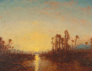 Khartoum, atardecer - Félix Ziem — vista de la obra