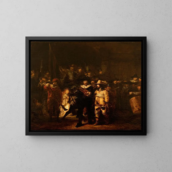 La Ronde de nuit - Félix Ziem — cuadro enmarcado en la pared