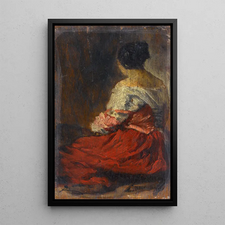 Flix Ziem - La jupe rouge.webp