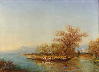 L'embouchure du Bosphore - Félix Ziem — vista de la obra