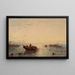 Sausset, tuna fishing - Félix Ziem — framed artwork on a wall