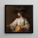Flora - Rembrandt van Rijn — cuadro enmarcado en la pared