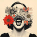 Reproducción del cuadro Floración de Emociones | Collage artístico