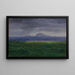 Petite marine with a view of Capri - Florian Grospietsch — framed artwork on a wall