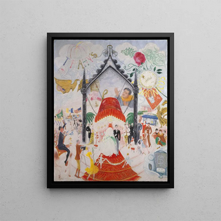 Florine Stettheimer - The Cathedrals of Fifth Avenue.webp