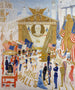 Las catedrales de Wall Street - Florine Stettheimer — vista de la obra