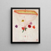 Tulipanes bajo un toldo - Florine Stettheimer — cuadro enmarcado en la pared