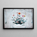 Zinnias - Florine Stettheimer — cuadro enmarcado en la pared