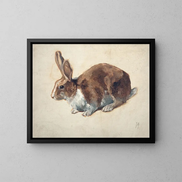 Conejo - Floris Verster — cuadro enmarcado en la pared